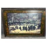 Rustic Bear Dance Art Print