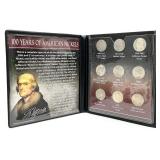 9pc 100 Years of American Nickels Set