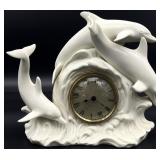 Lenox China Dolphin Clock