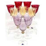 10 Cristalleria Fumo Italian Hand Made Glasses