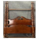 Queen Mahogany 4 Post Canopy Bed