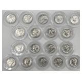 18 Uncirculated Mercury Silver Dimes