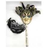 2 Venetian Masks