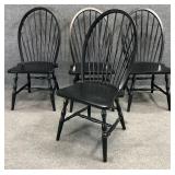 4 Overside Windsor Back Chairs