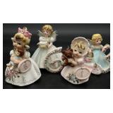 4 Josef Originals & Lefton Birthday Girl