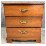 Maple 3 Drawer Chest