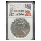 2020-P NGC MS-70 Emergency Production Silver Eagle
