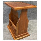 Mahogany Magazine Rack