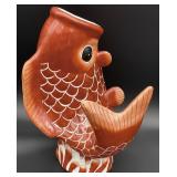 Vintage Chinoiserie Koi Fish Vase