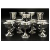 14 Gorham Sterling Silver Puritan Cups