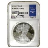 2015-W NGC PF-70 Ultra Cameo Silver Eagle