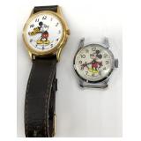 Vintage Walt Disney Mickey Mouse Watch & Face