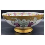 Limoges T&V France Hand Painted Grapes Bowl