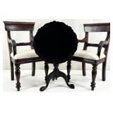 Doll Sized Pie Crust Table & 2 Chairs