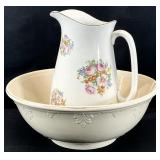 Large Bowl & Empire Ware England Pitcher