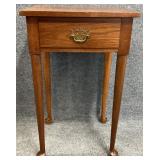 Antique Walnut One Drawer Stand