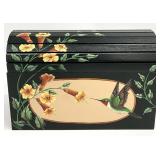 Small Hand Painted Dome Top Box