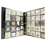 Approx 40 Native American Medals & $1 Coins