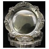 12 Gorham Sterling Chantilly Duchess Bread Plates