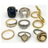 Group Vintage / Costume Jewelry Rings
