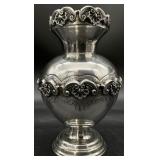 Hallmarked Portuguese 833 Silver Vase
