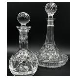 2 Crystal Decanters