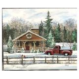 Debbi Wetzel Country Christmas Canvas Art Print