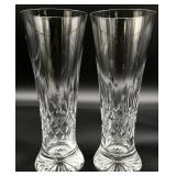 2 Waterford Crystal Lismore Pilsner Glasses