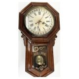 Antique Regulator 31 Day Wall Clock