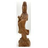 Carved Wooden Asian Figurine