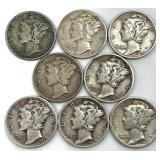 8 Mercury Head Dimes