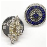 2 Vintage Masonic / Shriner Lapel Pins