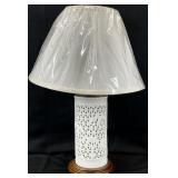 Reticulated Porcelain Table Lamp