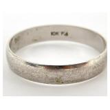 10K White Gold Frederick Goldman Wedding Band