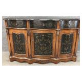 Paint Decorated Credenza
