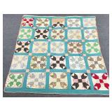 Vintage Hand Sewn Quilt