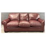 Leather Master Three Cushion Sofa