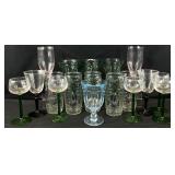 Asst Vintage Glassware