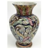 Peruvian Hand Painted Pottery Vase