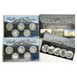 2012 US 10pc National Parks Quarters Set