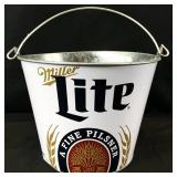 Vintage Miller Light Beer Advertising Bucket