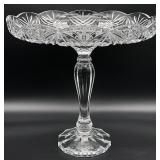 Godinger Daria Crystal Footed Cake Plate