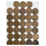 33 Wheat Pennies