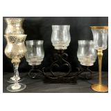 Home Decor Candle Hurricanes & More