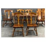 Pine Dining Table & 6 Chairs