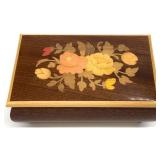 Inlaid Italian Mahogany Jewelry Box
