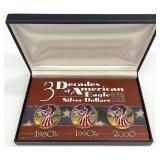 Colorized 3pc American Eagles Set