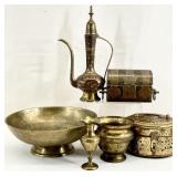 Asst Vintage Brass Decor