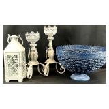 Large Home Decor Bowl, Hurricane Lantern & More