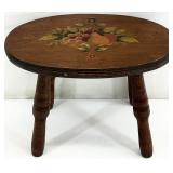 Vintage Painted Milking Stool